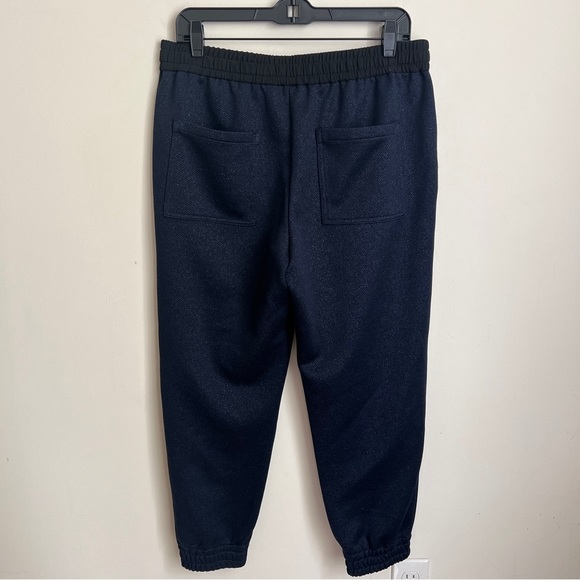 Ann Taylor Shimmer Navy Blue and Black Joggers Size Medium - Picture 6 of 6